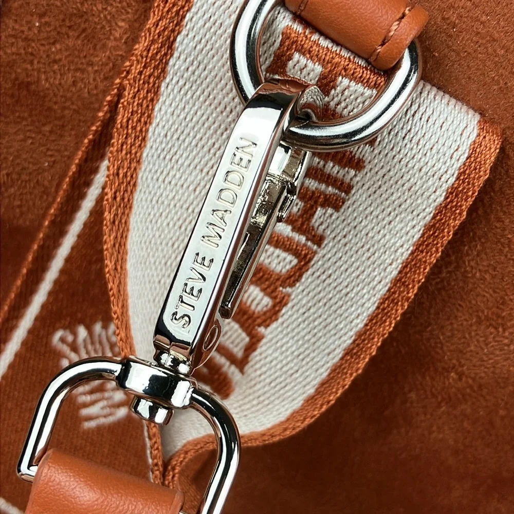 Steve Madden Webber Suede Satchel Crossbody NWT